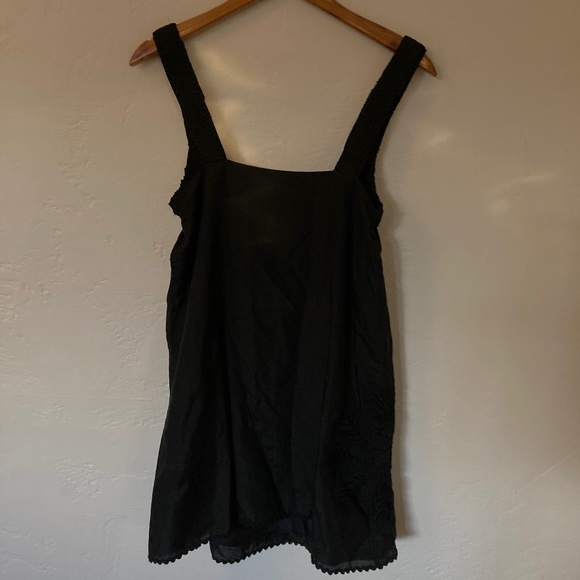 Gold Hawk embroidered silk mini dress SMALL - Picture 2 of 8